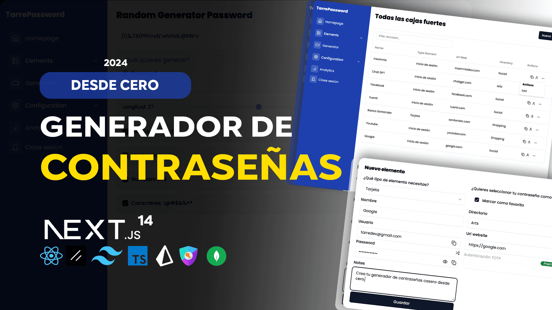 Course Gestor de contraseñas