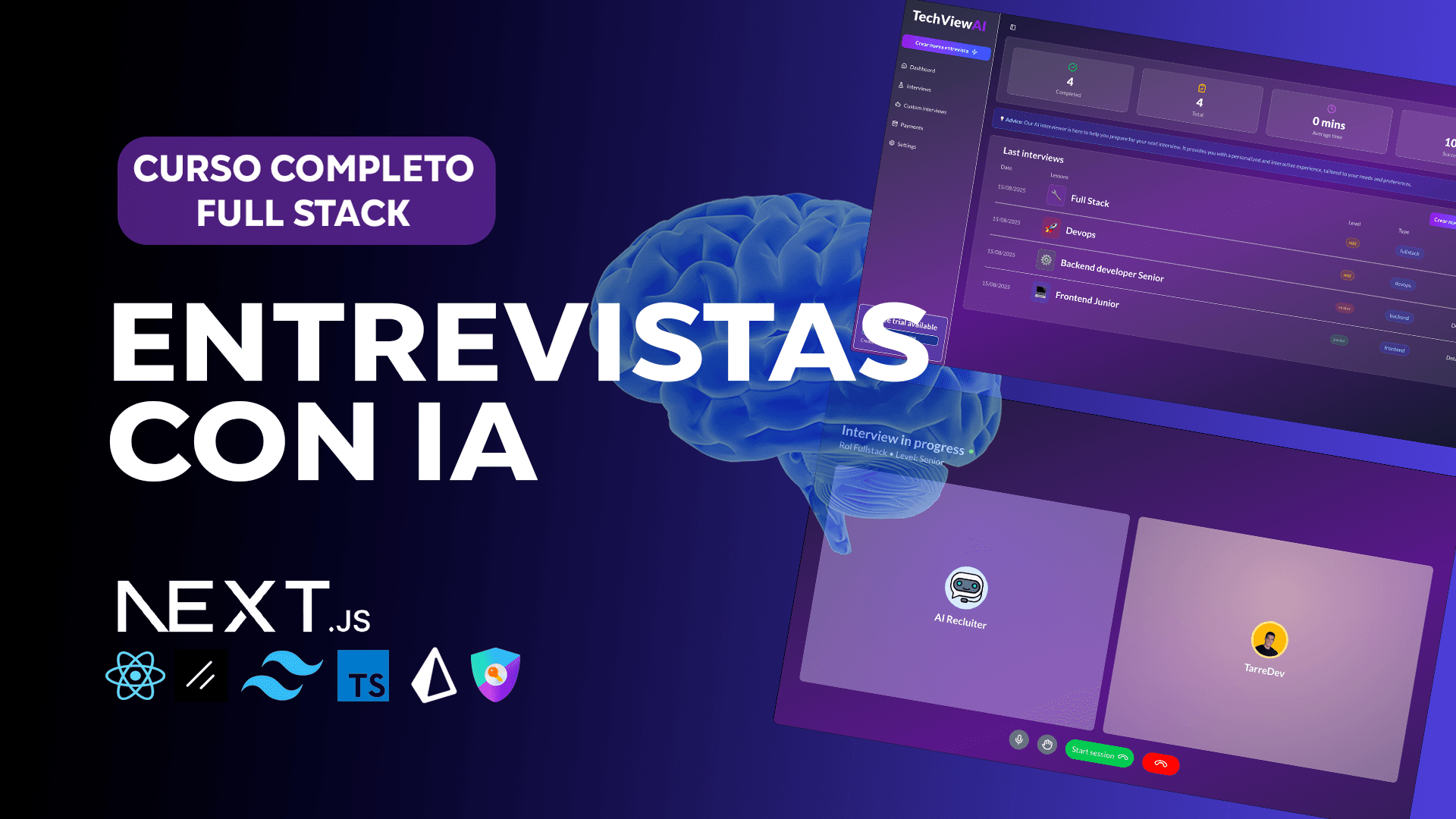 Course Full Stack SaaS con IA por voz